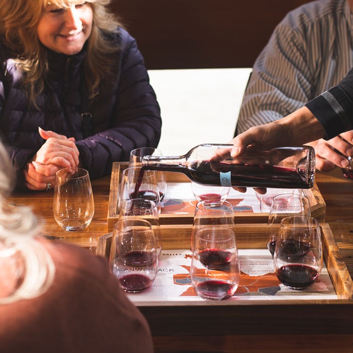 Single Vineyard Red Mountain Barrel Tasting at Canvasback