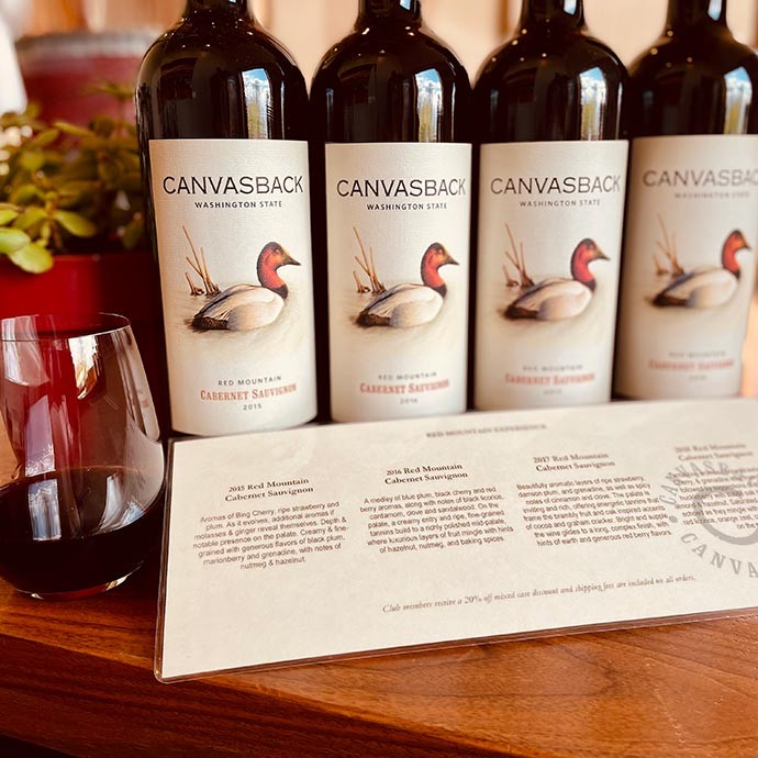 Canvasback Red Mountain Tasting