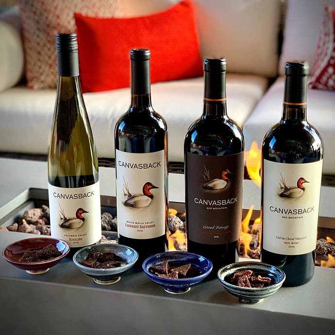 Canvasback foodie february walla walla wine pairing with jerky